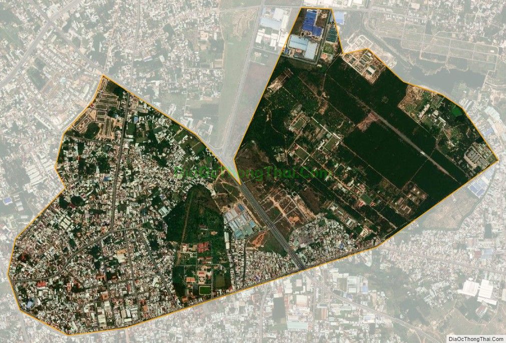 Bản đồ vệ tinh phường Phú Lợi, thành phố Thủ Dầu Một