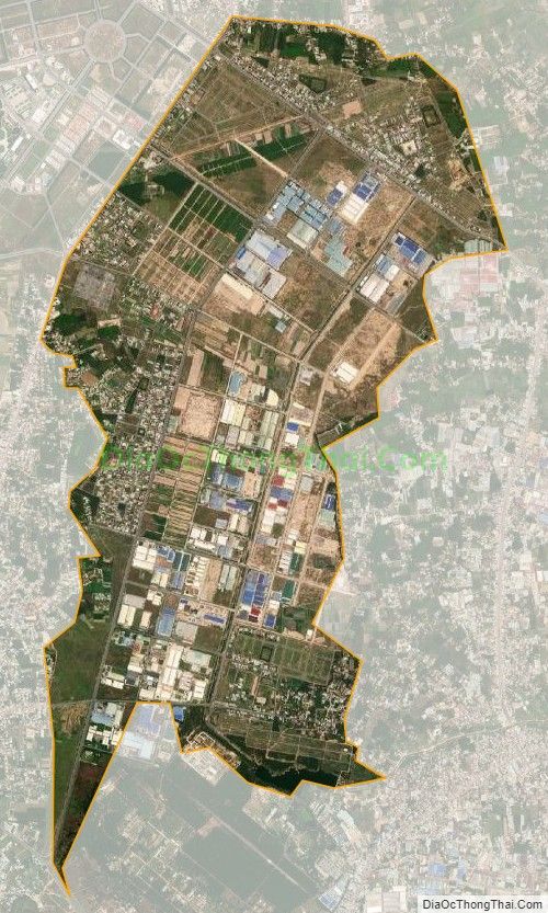 Bản đồ vệ tinh phường Phú Tân, thành phố Thủ Dầu Một