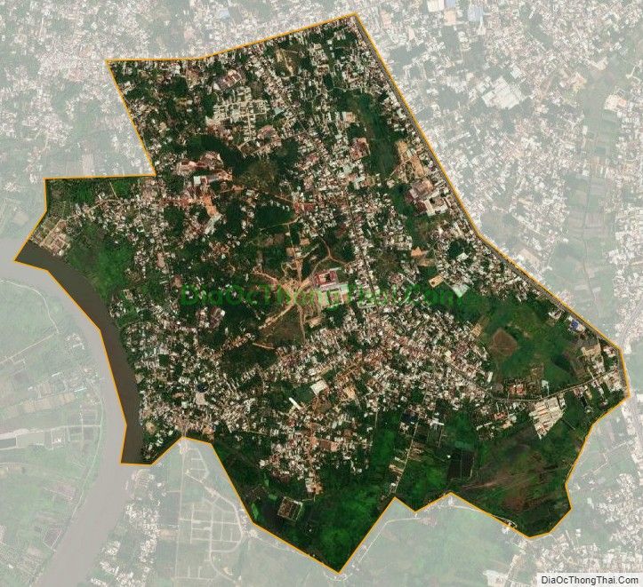 Bản đồ vệ tinh phường Tương Bình Hiệp, thành phố Thủ Dầu Một