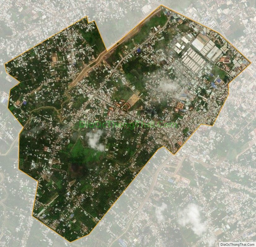 Bản đồ vệ tinh phường An Thạnh, thành phố Thuận An