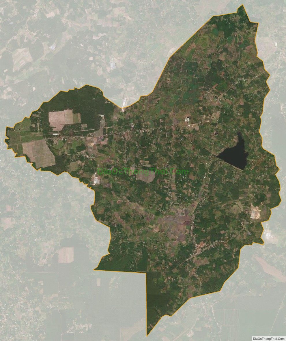 Bản đồ vệ tinh xã An Khương, huyện Hớn Quản