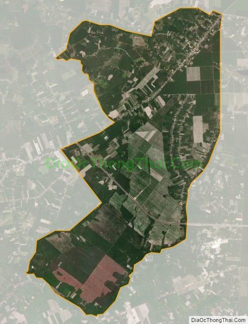 Bản đồ vệ tinh xã Đồng Nơ, huyện Hớn Quản