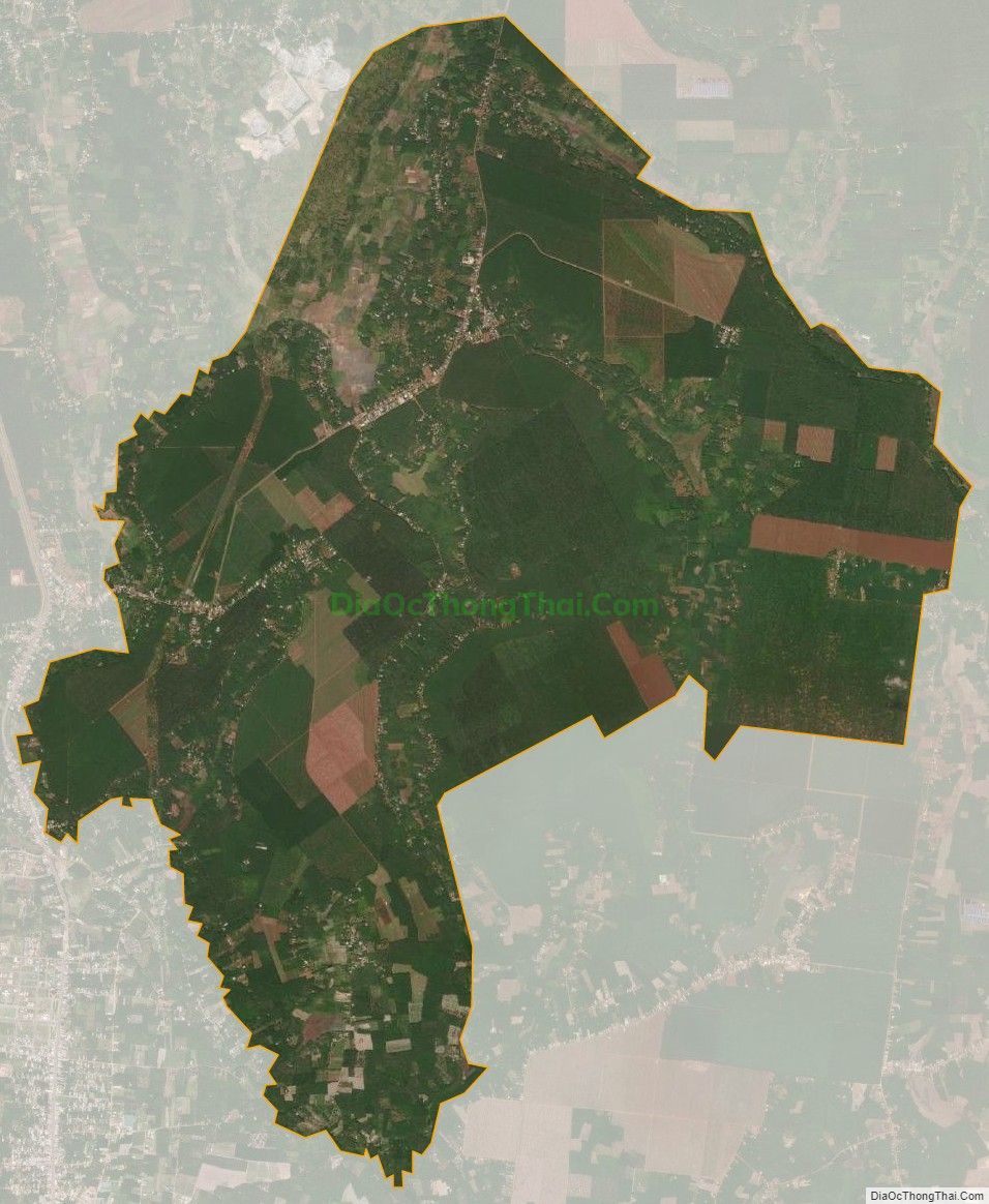 Bản đồ vệ tinh xã Phước An, huyện Hớn Quản