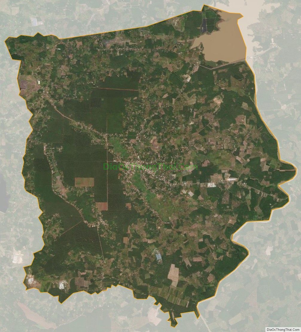 Bản đồ vệ tinh xã Thanh An, huyện Hớn Quản