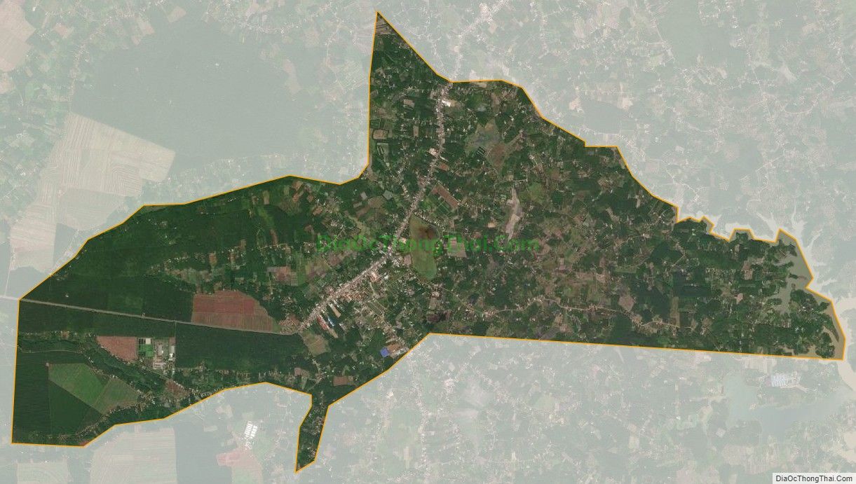 Bản đồ vệ tinh xã Lộc Hiệp, huyện Lộc Ninh