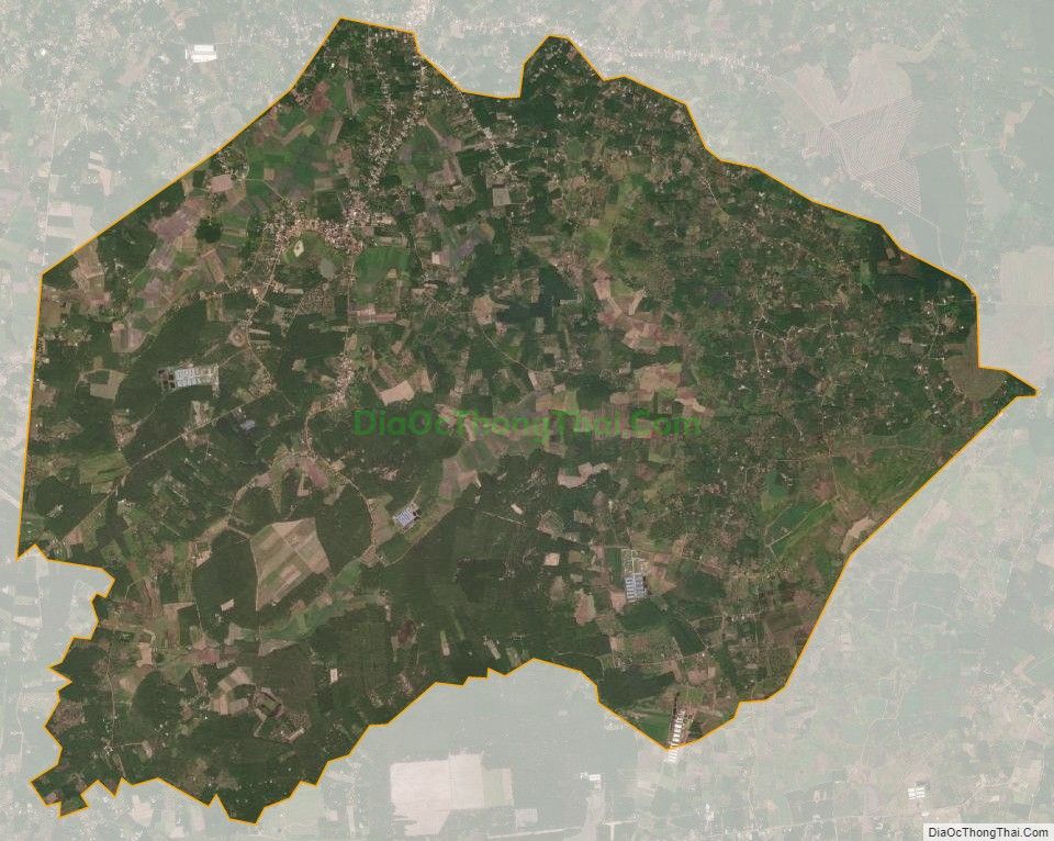 Bản đồ vệ tinh xã Lộc Khánh, huyện Lộc Ninh
