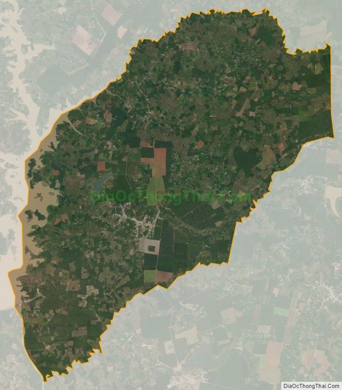 Bản đồ vệ tinh xã Long Bình, huyện Phú Riềng
