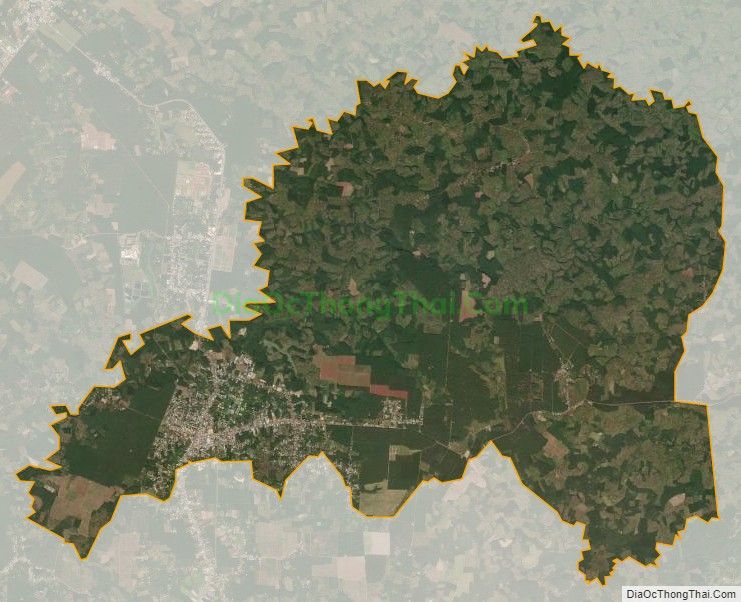 Bản đồ vệ tinh xã Phú Riềng, huyện Phú Riềng