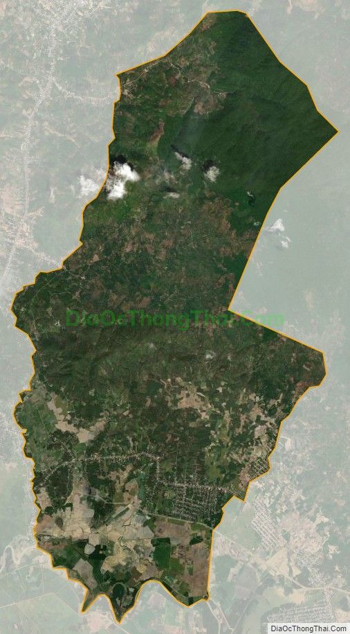 Bản đồ vệ tinh xã Đa Kai, huyện Đức Linh