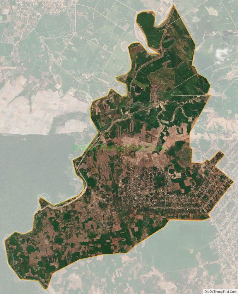 Bản đồ vệ tinh xã Đức Tín, huyện Đức Linh