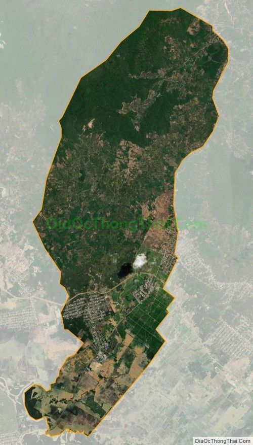 Bản đồ vệ tinh xã Mê Pu, huyện Đức Linh