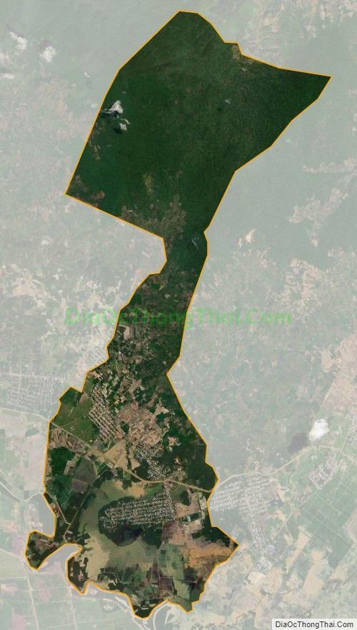Bản đồ vệ tinh xã Sùng Nhơn, huyện Đức Linh