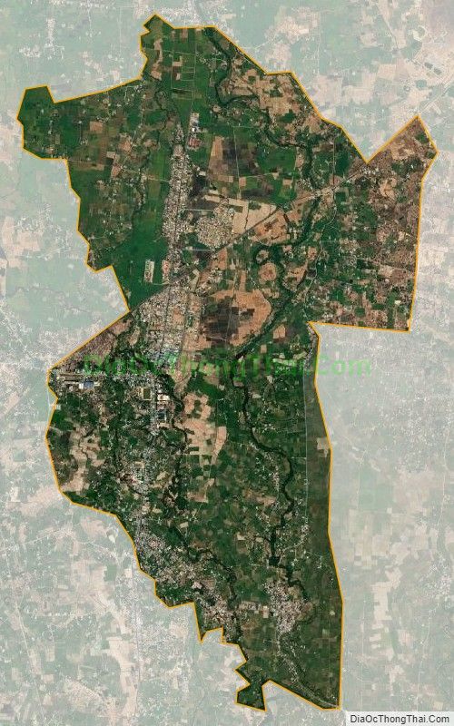 Bản đồ vệ tinh Thị trấn Ma Lâm, huyện Hàm Thuận Bắc
