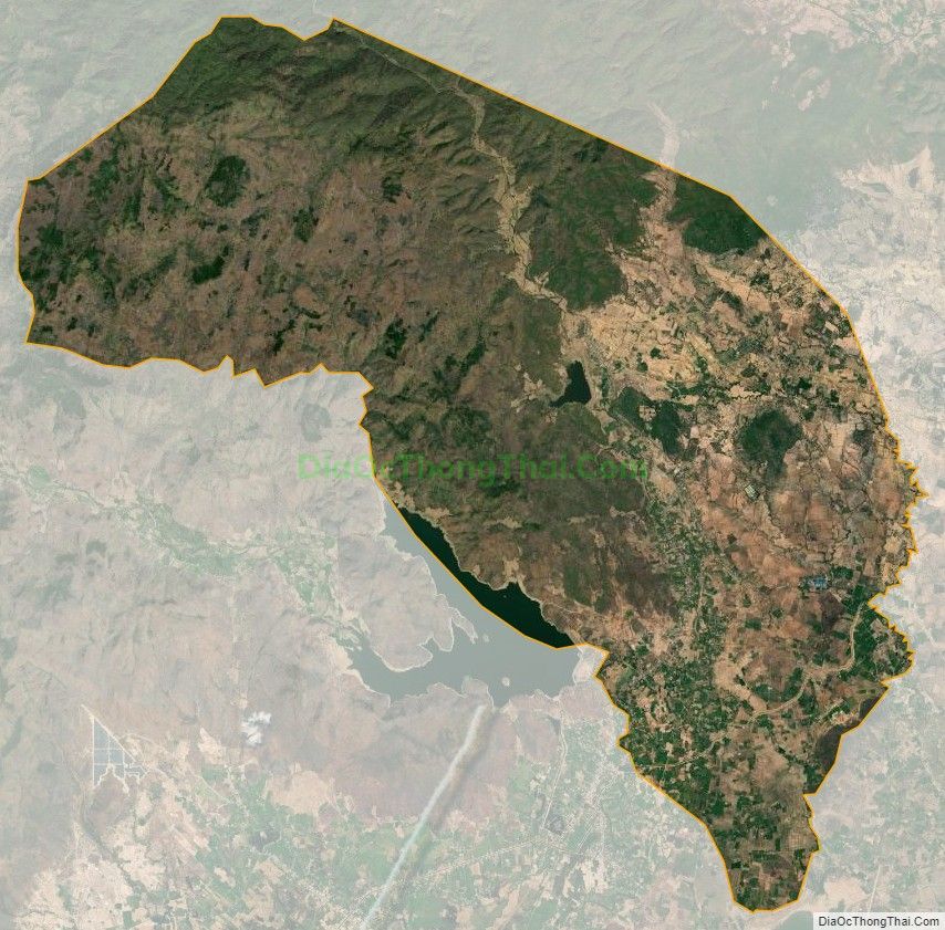Bản đồ vệ tinh xã Thuận Hòa, huyện Hàm Thuận Bắc