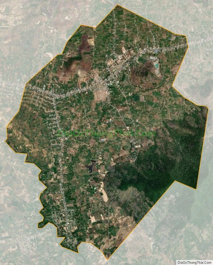 Bản đồ vệ tinh Thị trấn Thuận Nam, huyện Hàm Thuận Nam