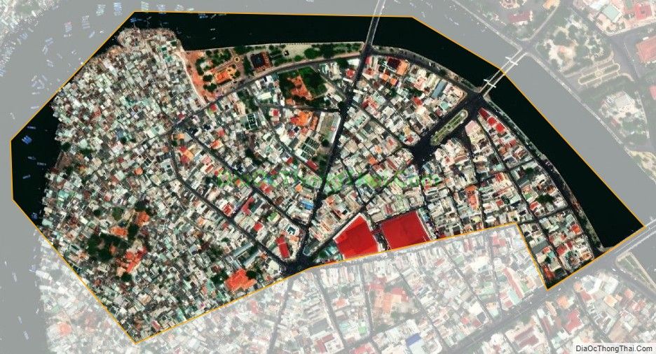 Bản đồ vệ tinh phường Đức Nghĩa, thành phố Phan Thiết