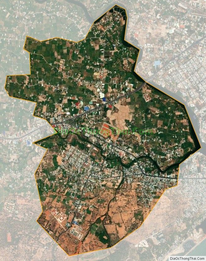 Bản đồ vệ tinh xã Tiến Lợi, thành phố Phan Thiết