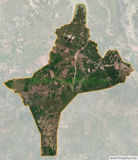 Bản đồ vệ tinh xã Gia Huynh, huyện Tánh Linh