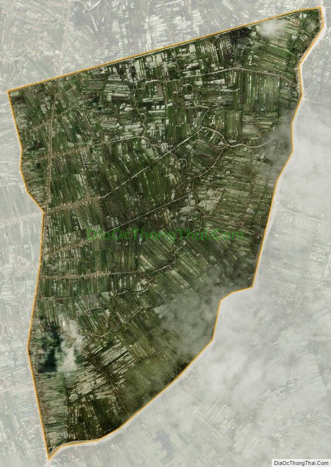 Bản đồ vệ tinh xã Đông Thới, huyện Cái Nước
