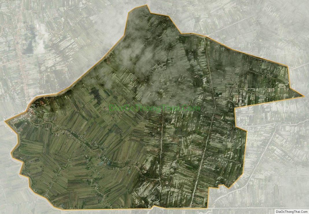 Bản đồ vệ tinh xã Quách Phẩm, huyện Đầm Dơi