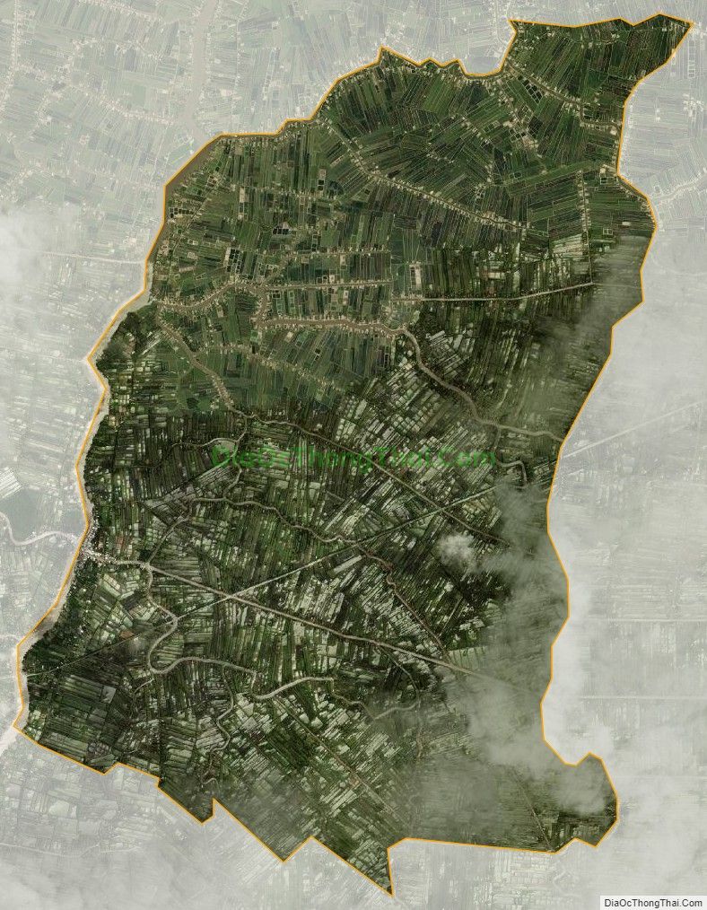 Bản đồ vệ tinh xã Trần Phán, huyện Đầm Dơi