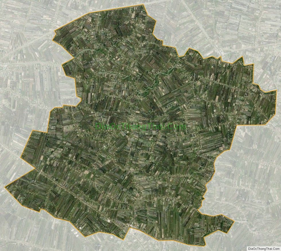 Bản đồ vệ tinh xã Tân Hưng Tây, huyện Phú Tân