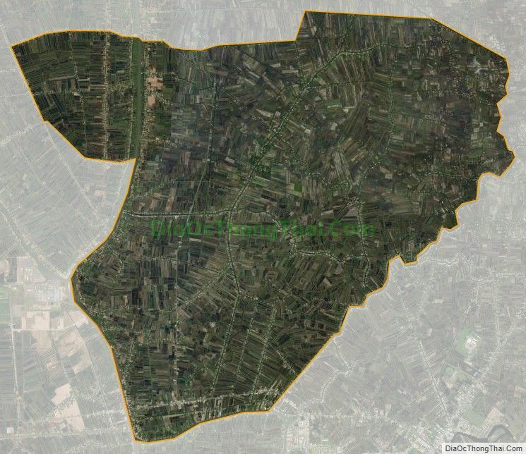 Bản đồ vệ tinh xã Hồ Thị Kỷ, huyện Thới Bình