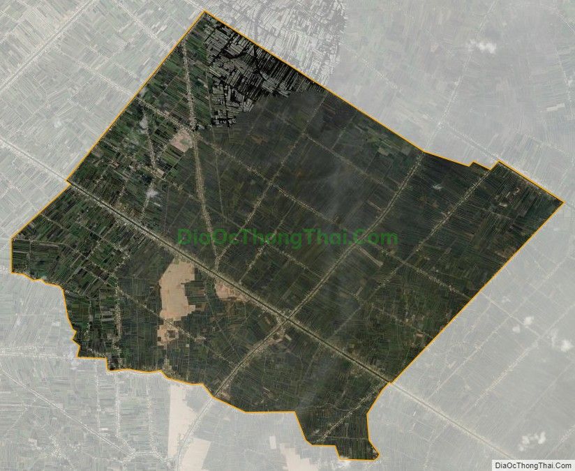 Bản đồ vệ tinh xã Tân Phú, huyện Thới Bình