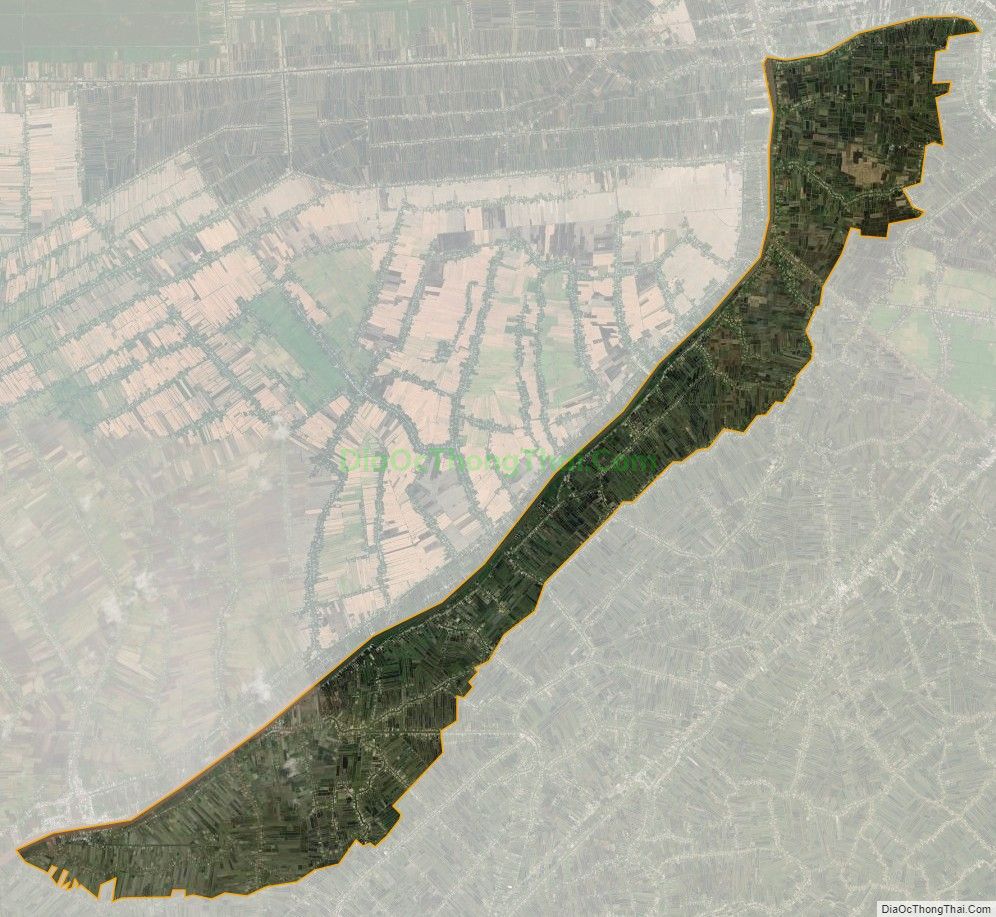 Bản đồ vệ tinh xã Lợi An, huyện Trần Văn Thời