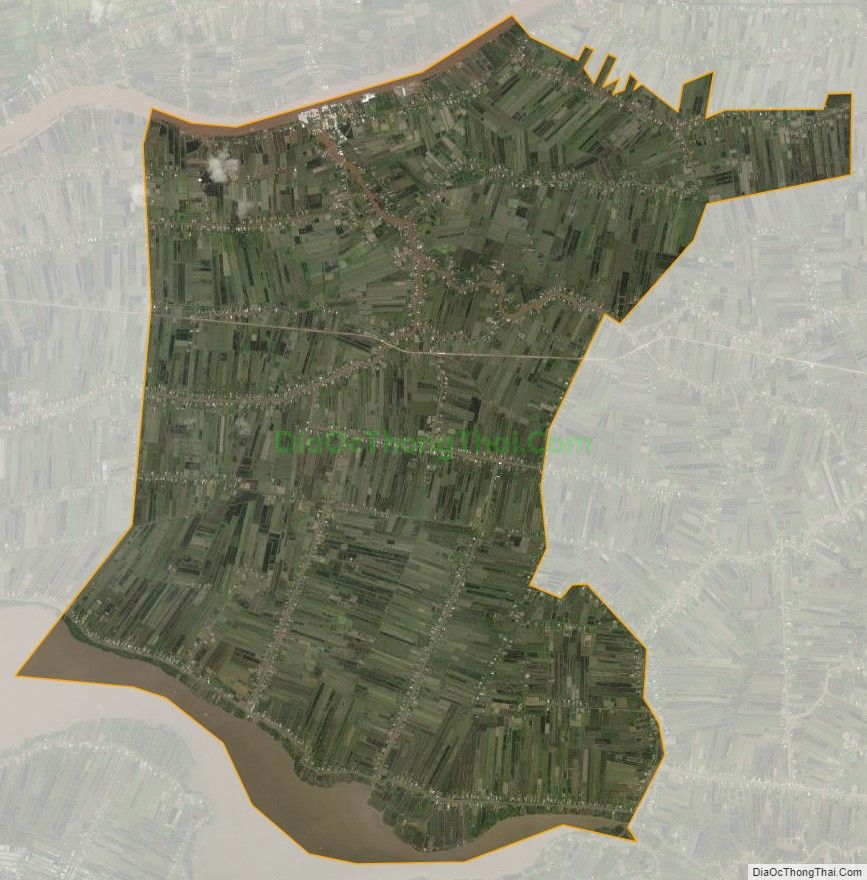 Bản đồ vệ tinh xã Phong Lạc, huyện Trần Văn Thời