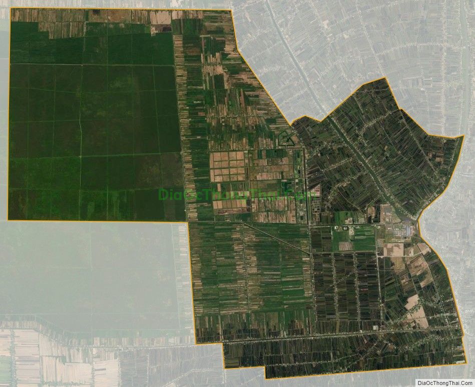 Bản đồ vệ tinh xã Khánh An, huyện U Minh