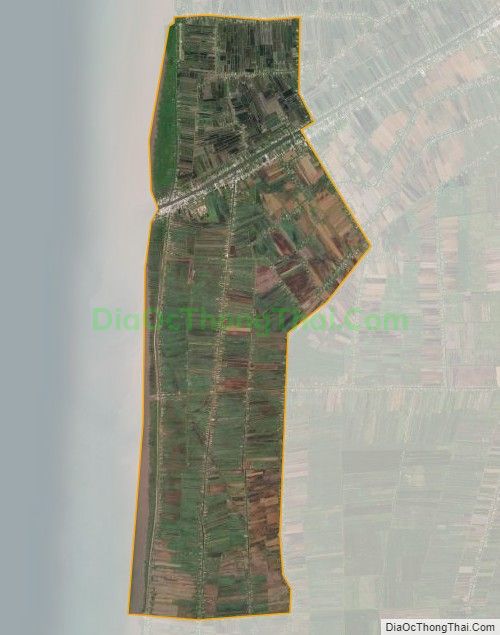 Bản đồ vệ tinh xã Khánh Hội, huyện U Minh