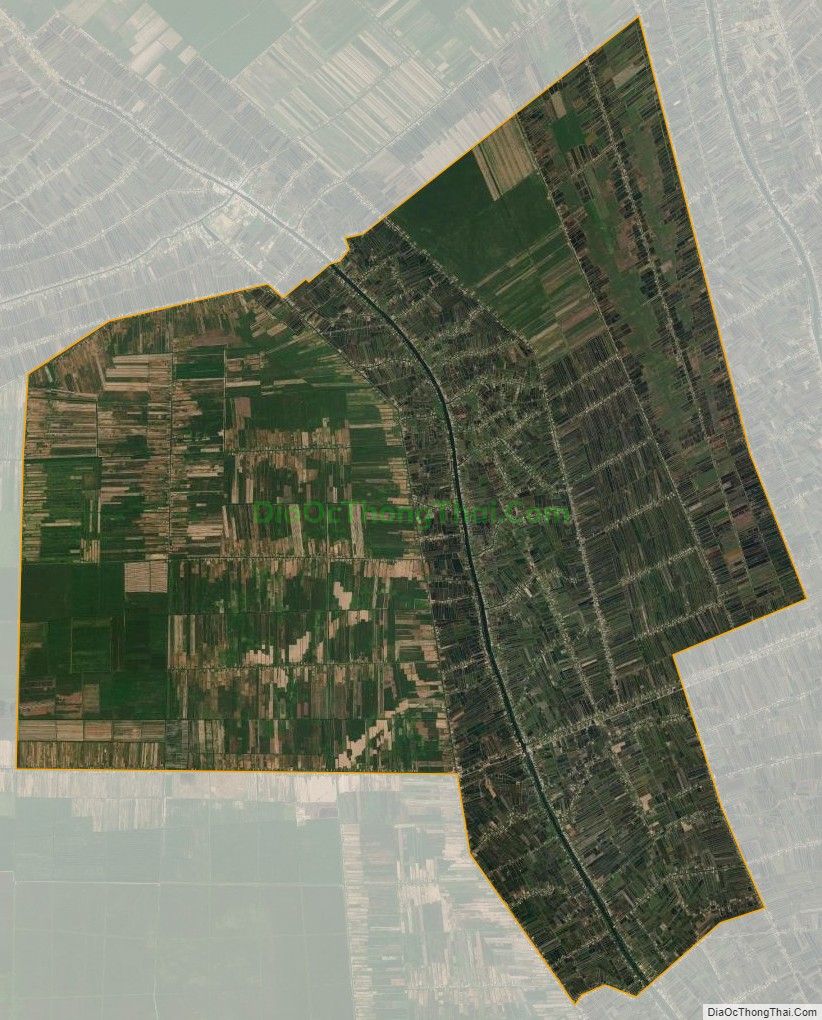 Bản đồ vệ tinh xã Nguyễn Phích, huyện U Minh