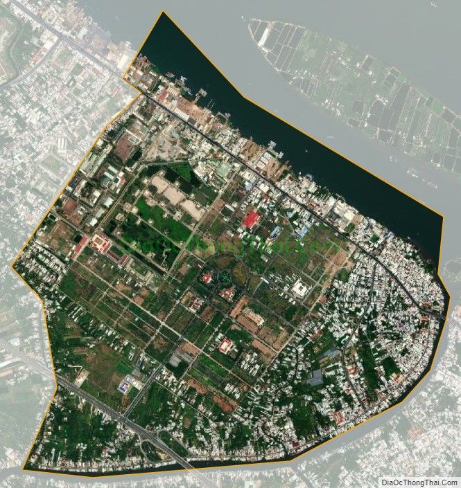 Bản đồ vệ tinh phường Bình Thủy, quận Bình Thủy