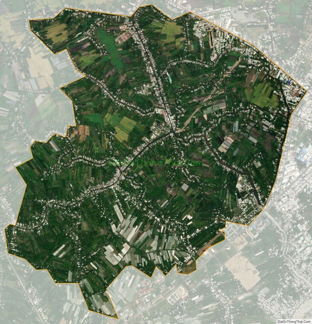 Bản đồ vệ tinh phường Long Tuyền, quận Bình Thủy