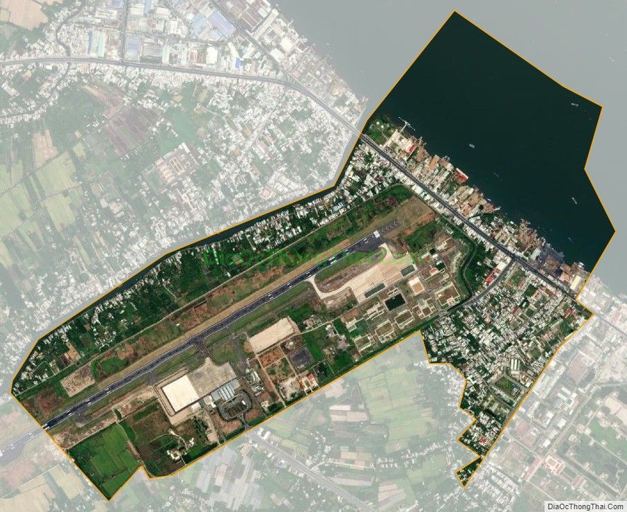 Bản đồ vệ tinh phường Trà An, quận Bình Thủy