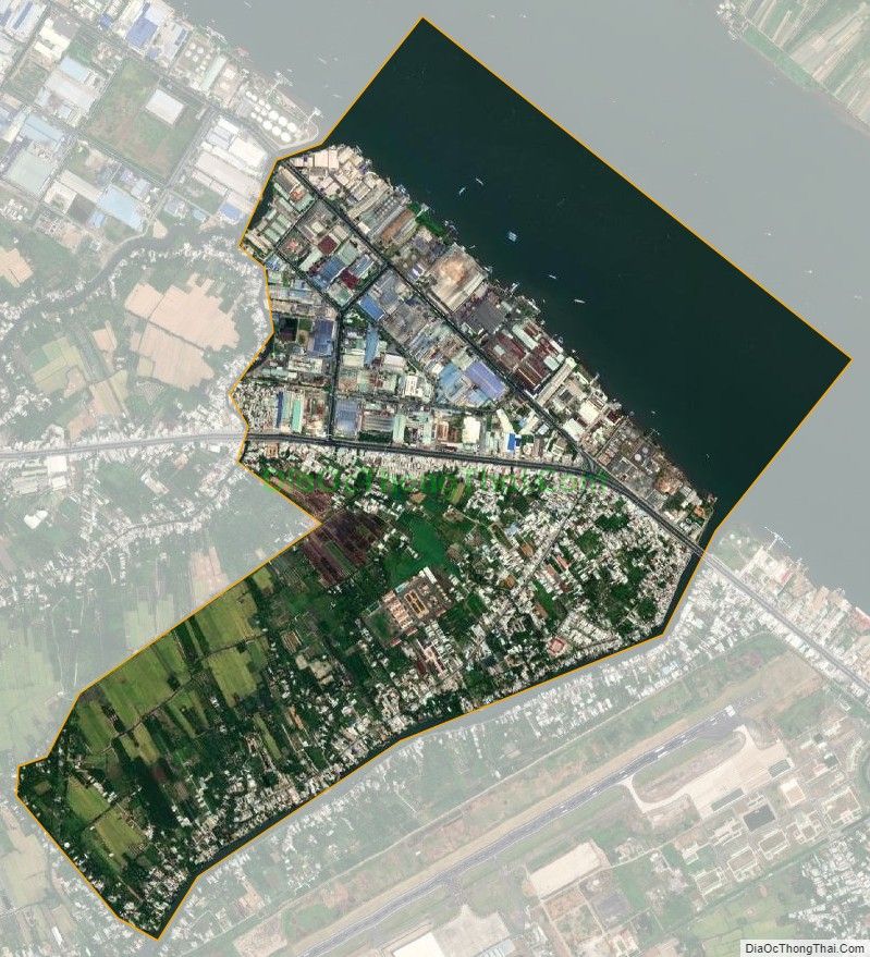 Bản đồ vệ tinh phường Trà Nóc, quận Bình Thủy