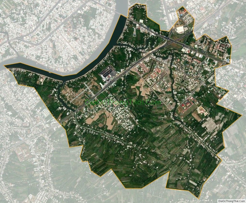 Bản đồ vệ tinh phường Hưng Thạnh, quận Cái Răng