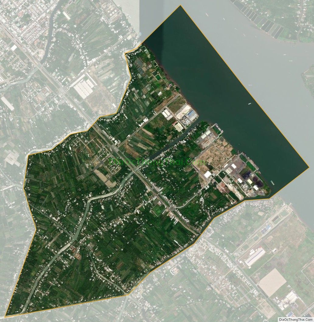 Bản đồ vệ tinh phường Tân Phú, quận Cái Răng