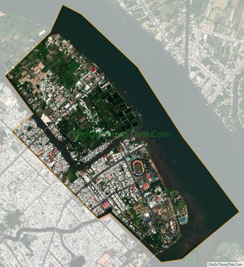 Bản đồ vệ tinh phường Cái Khế, quận Ninh Kiều