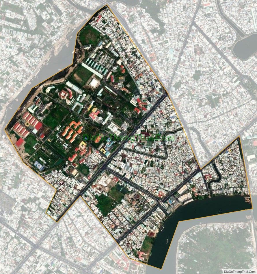 Bản đồ vệ tinh phường Xuân Khánh, quận Ninh Kiều