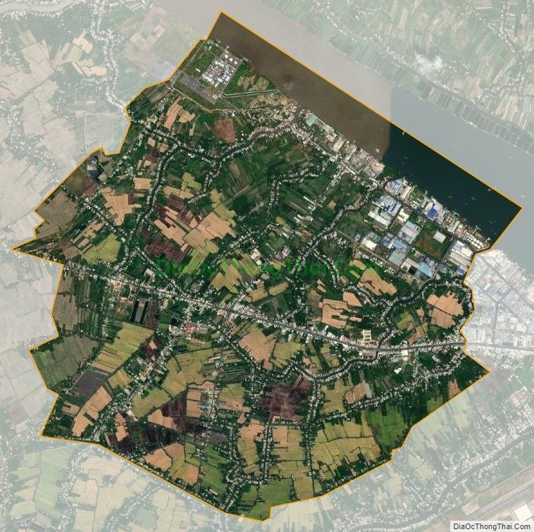 Bản đồ vệ tinh phường Phước Thới, quận Ô Môn