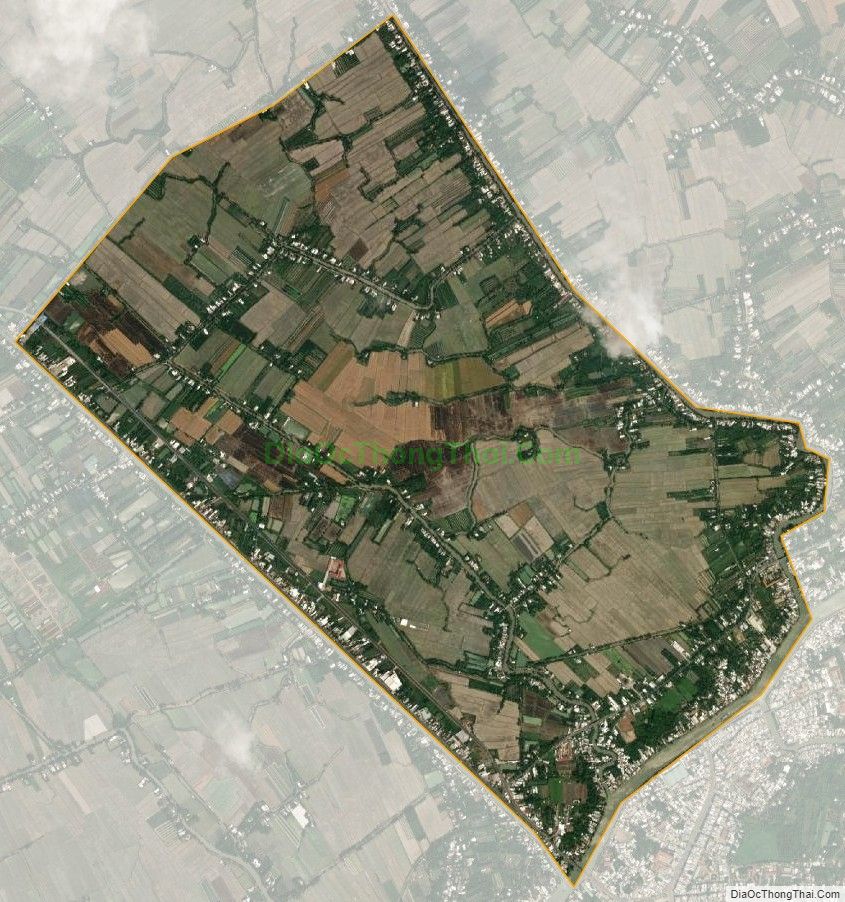Bản đồ vệ tinh phường Thới Hòa, quận Ô Môn