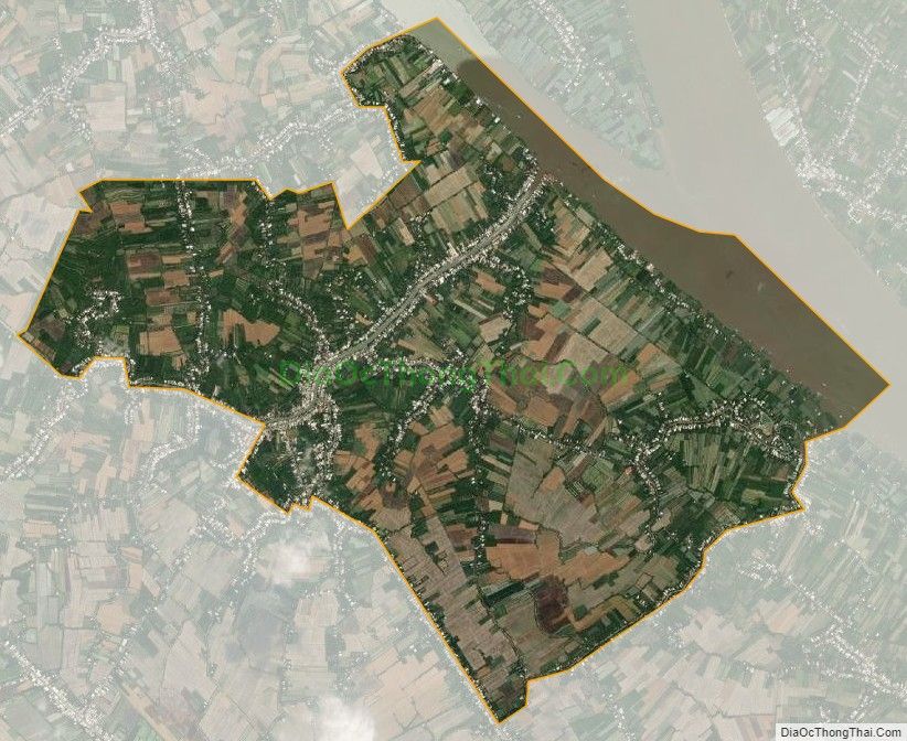 Bản đồ vệ tinh phường Thới Long, quận Ô Môn
