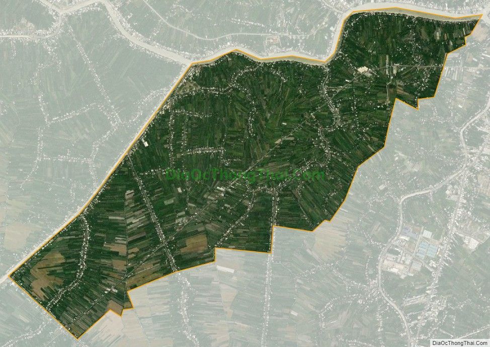 Bản đồ vệ tinh xã Nhơn Nghĩa, huyện Phong Điền