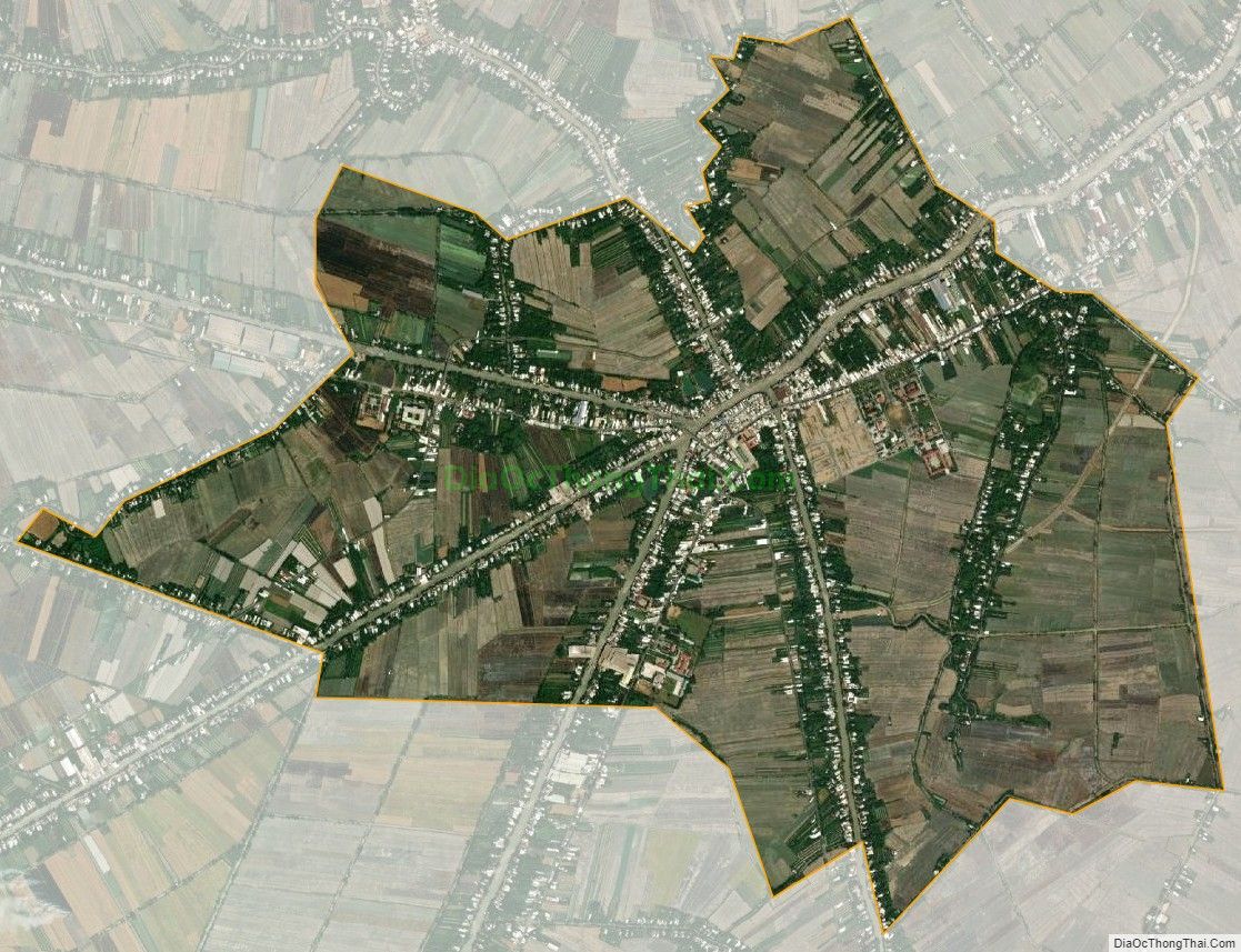Bản đồ vệ tinh Thị trấn Thới Lai, huyện Thới Lai
