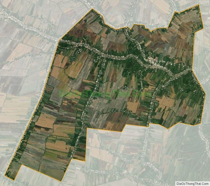 Bản đồ vệ tinh xã Trường Thành, huyện Thới Lai