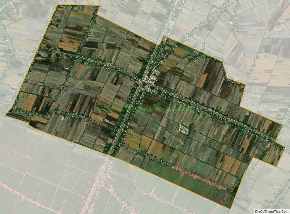 Bản đồ vệ tinh xã Trường Xuân, huyện Thới Lai