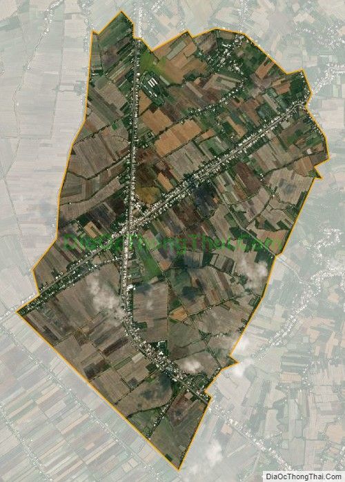 Bản đồ vệ tinh phường Tân Hưng, quận Thốt Nốt