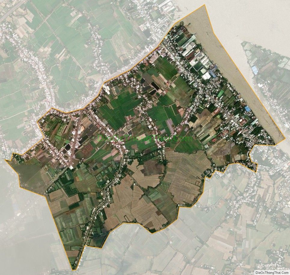 Bản đồ vệ tinh phường Thuận An, quận Thốt Nốt